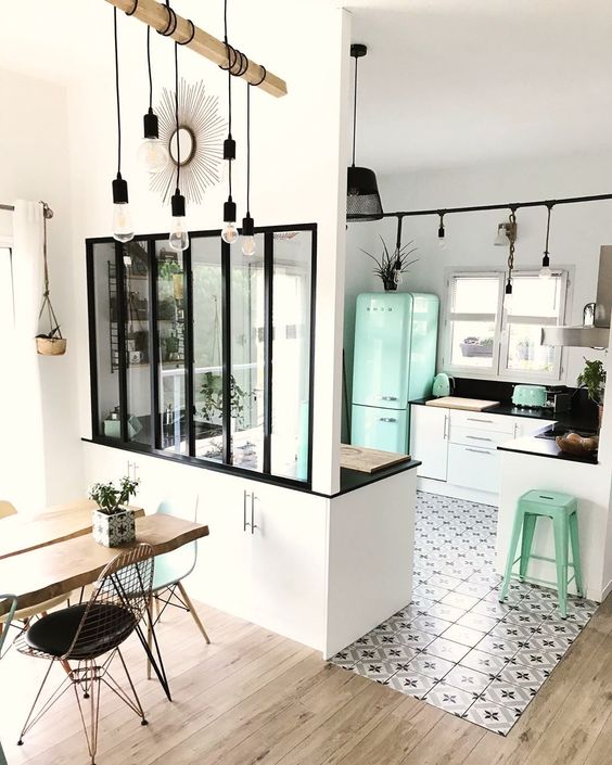 Cocina semi integrada