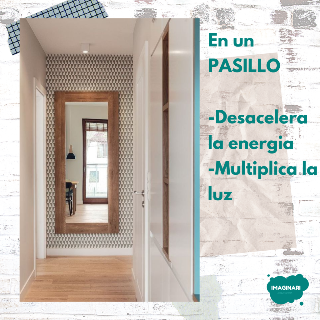 espejos y feng shui pasillo