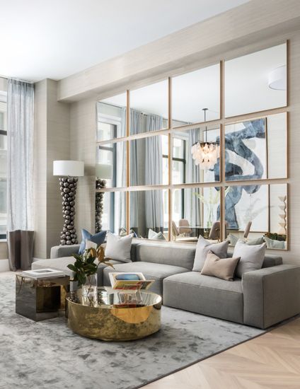 espejos feng shui living